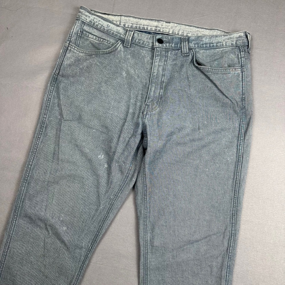 Levis 541 Athletic Taper Jeans Mens 36x34 Light Blue Acid Wash Denim Pants
